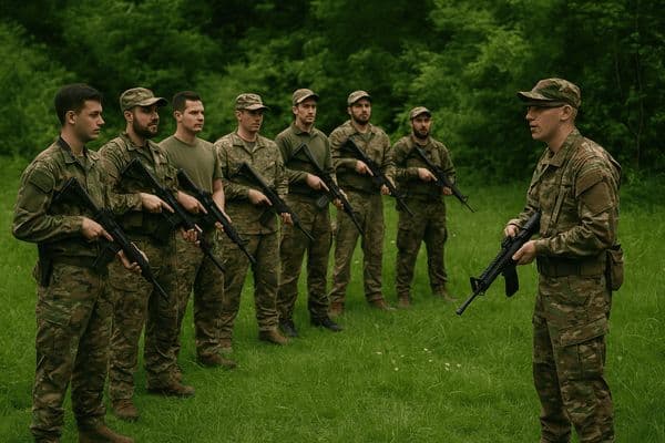 Prezentacija airsofta za nove članove u Kaknju